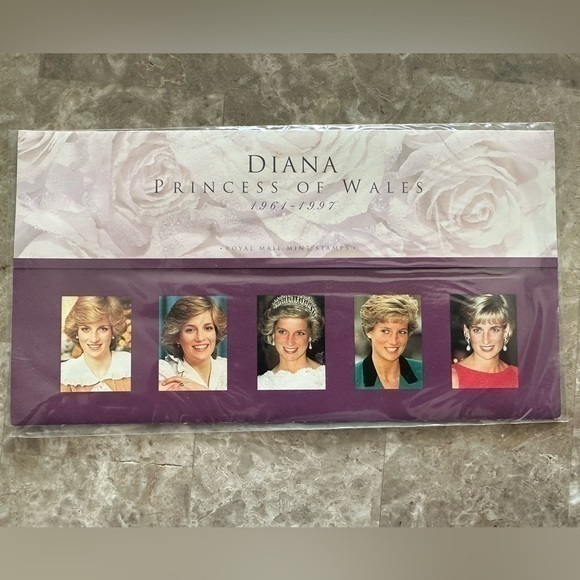 Other - Diana Princess of Wales Royal Mail Mint Collectors Stamps - In Plastic